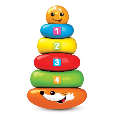 Музыкальная Пирамидка-неваляшка Колобок Люленьки Азбукварик